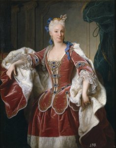 Portret van Elisabeth Farnese, koningin-gemalin van Spanje, 1723 door Jean Ranc