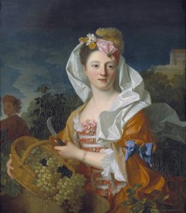 Portret van een Dame als Pomona