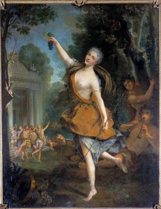 Mademoiselle Prevost als bacchante