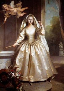 Portret van Marie Francoise Perdrigeon, mevrouw Boucher (1716-1734) als vestalin