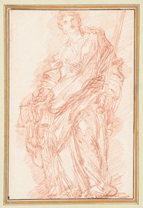Allegorie van Gerechtigheid met Zwaard en Weegschaal door Jean Robert Ango