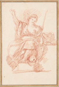 Zittende Allegorische Figuur