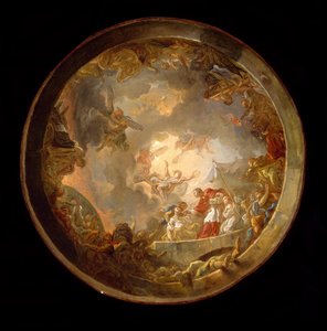 De heilige Carlo Borromeo verzorgt de pestslachtoffers door Jean Simon Berthelemy