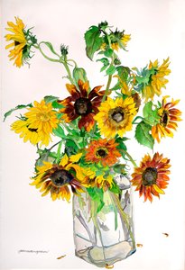 Karens Zonnebloemen door Jean Swan Gordon