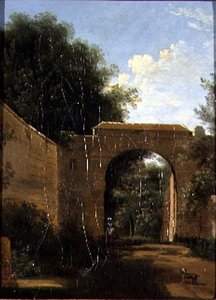 Een Ommuurde Tuin door Jean Victor Bertin
