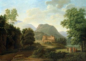Toscaanse landschap, 1827