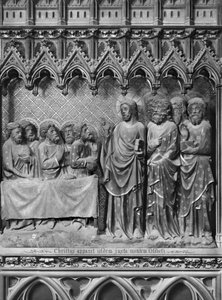Kathedraal, interieur, koorscherm, Jezus Christus verschijnt op de Olijfberg, ca. 1340-51