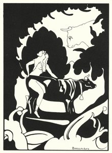 De Liefdesboeken van Ovidius: Misleid door het beeld van een koe door Jean de Bosschere