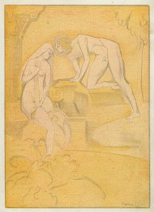 De liefdesboeken van Ovidius: Zulke kussen als Phoebus aan Diana geeft door Jean de Bosschere