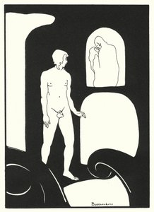 De Liefdesboeken van Ovidius: De onverwachte ontmoeting van enkele gepassioneerde geliefden door Jean de Bosschere