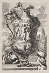 Decoratieve Urn door Jean le Pautre
