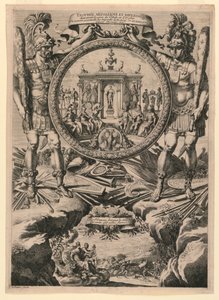 Medaille en keizerlijke trofee door Jean le Pautre