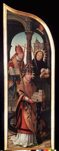 Linkerpaneel van het drieluik van de annunciatie door Jean the Elder Bellegambe