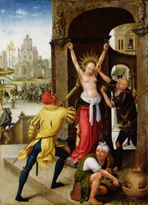 Het martelaarschap van St. Barbara, 1528