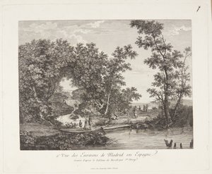 Uitzicht over de omgeving van Madrid (2e Vue des Environs de Madrid en Espagne)
