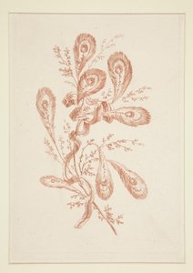 Zonder Titel (Ideale Bloemen), uit een set van zes door Jeanne Deny