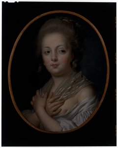 Een jonge vrouw bij haar toilet door Jeanne Philiberte Ledoux