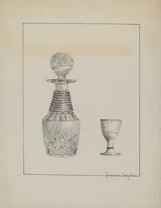 Karaf en Glas door Jeanne Taylor