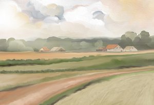 Landelijke velden door Jenna Alheit