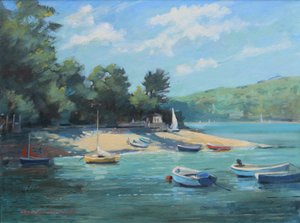Vissersbaai Salcombe, 2016 door Jennifer Wright