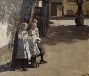Het schoolplein