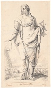 Allegorie op de bouwkunst door Jens Juel