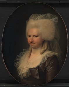 Charlotte Sophie Gerner, geb. Rasch, echtgenote van Henrik Gerner door Jens Juel