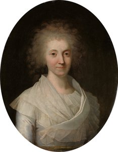 Deens: Portret van Maren Juel Portret van Maren Juel door Jens Juel