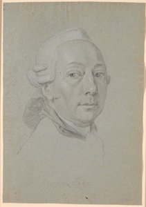 Studie voor het portret van Poul Abraham Lehn door Jens Juel