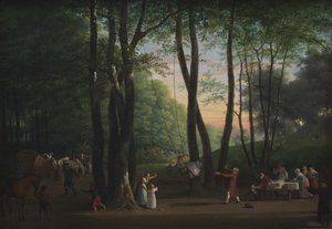 De Dansende Openplek bij Sorgenfri, ten Noorden van Kopenhagen door Jens Juel