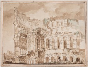 Colosseum van buitenaf gezien