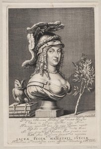 Koningin Christina van Zweden door Jeremias Falck
