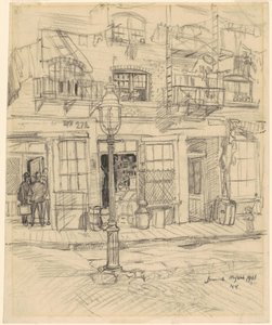 Straatscène in New York