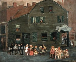 Het Oude Huis, c.1910 door Jerome Myers