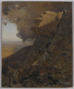 Een klif in de Kaatskills door Jervis McEntee