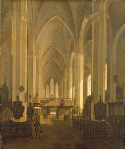 Interieur van de St. Johanneskerk in Hamburg