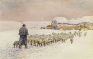 Het Binnenbrengen van de Kudde, 1901