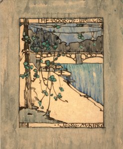 Frontispice voor "Het Boek der Bruggen", c.1911 door Jessie Marion King