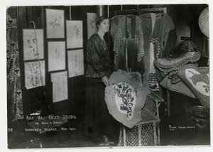 Amy Mali Hicks Studio door Jessie Tarbox Beals