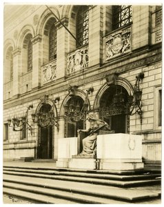Boston Public Library, Boston, c.1902-10 door Jessie Tarbox Beals