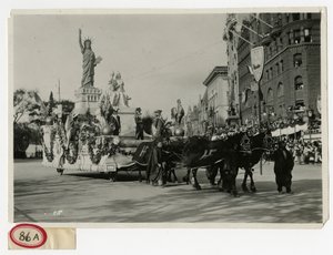 Historische Parade Float Nr 53: Vrijheidsbeeld