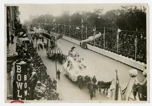 Historische Parade: algemeen overzicht Central Park St Nicholas Float