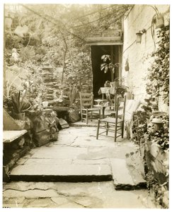 Huis van George & Mary Stonehill, kunstenaars, Greenwich Village, New York, USA, ca. 1936-37 door Jessie Tarbox Beals