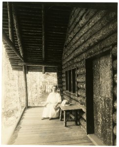 Mevrouw Edward McDowell Marian Griswold (Nevins) MacDowell, Peterboro NH, McDowell MacDowell Colony door Jessie Tarbox Beals