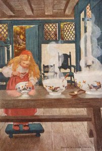 Goudlokje, of De Drie Beren door Jessie Willcox Smith