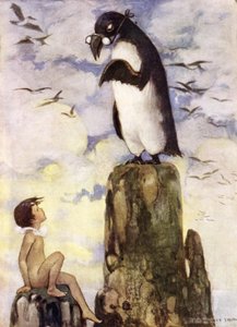 Illustratie voor The Water Babies door Charles Kingsley
