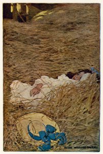 De hooizolder door Jessie Willcox Smith