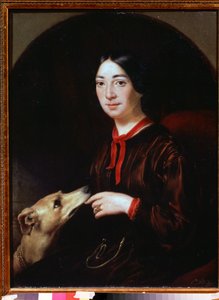 Portret van zangeres en componiste Pauline Viardot (1821-1910)