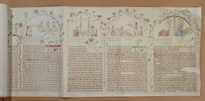 Boek van Esther, ca. 1793 door Jewish School