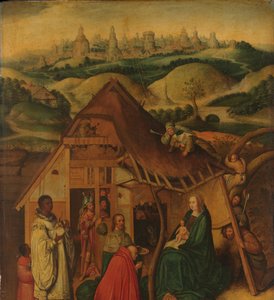 De aanbidding der wijzen door Jheronimus Bosch (copy after)